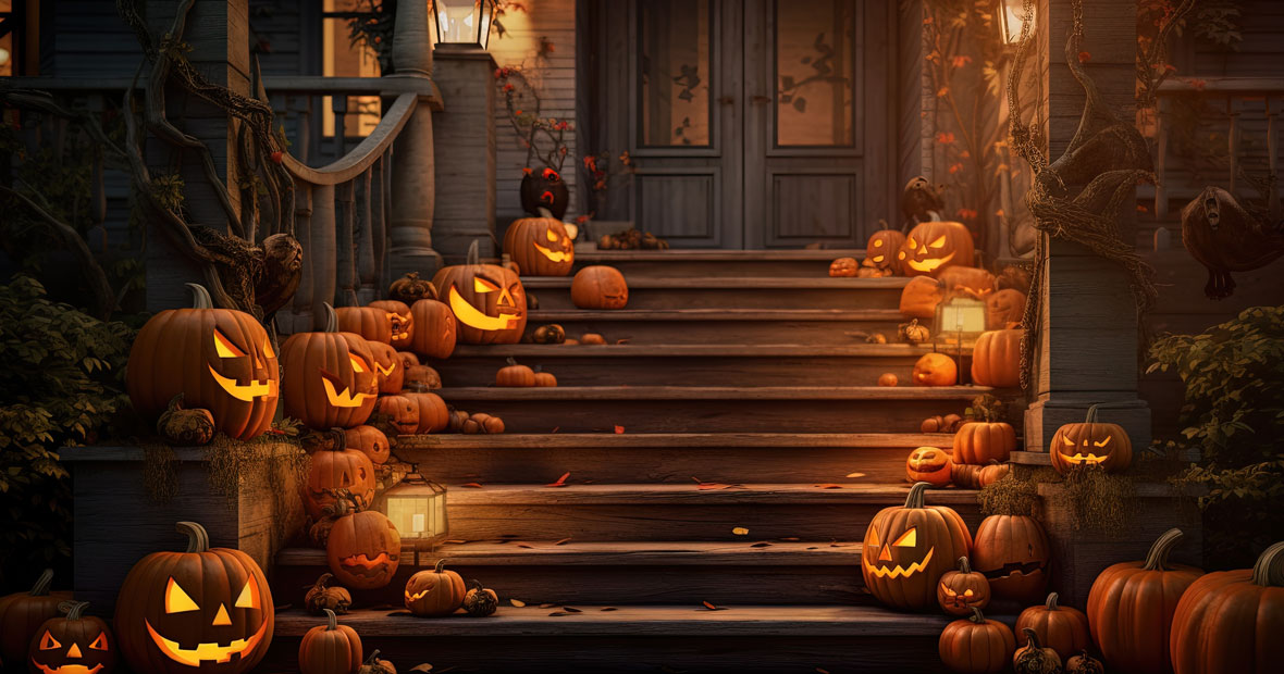 décoration sur le thème d'Halloween